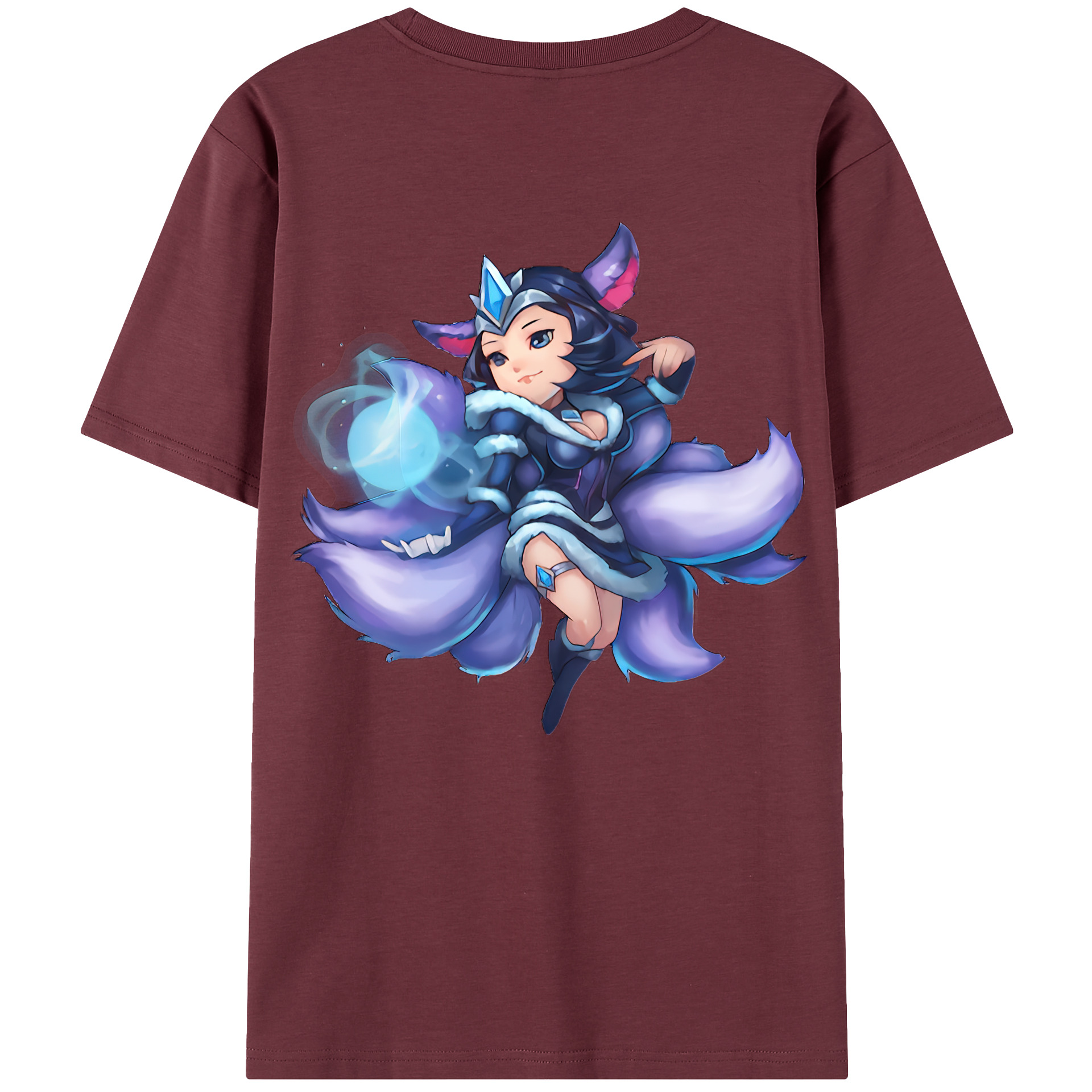 リーグ・オブ・レジェンド League of Legends LOL 綿100％半袖Tシャツ（背面プリント）